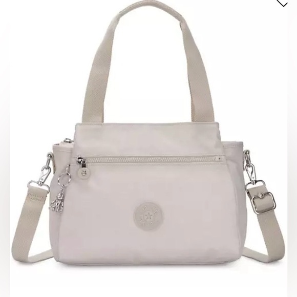 Kipling Elysia Crossbody Handbag Silver Gray